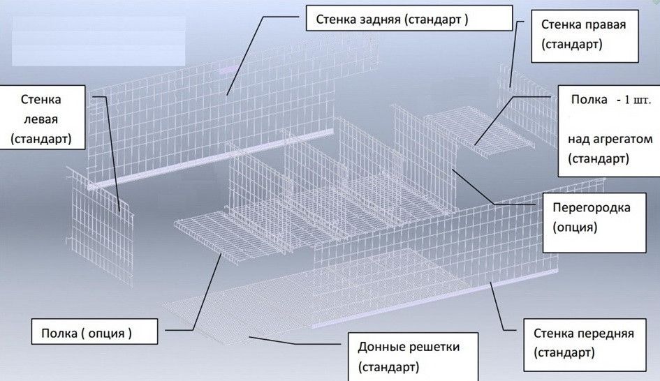 Ларь-бонета Ариада ЛС1-250 Лондон